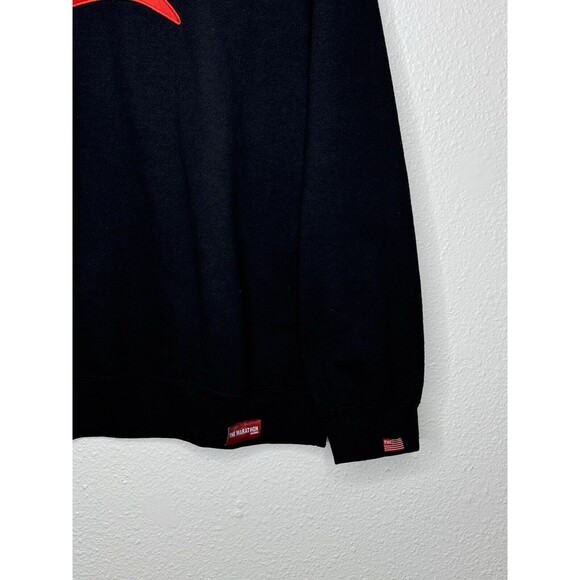 The Marathon Clothing Crenshaw Crewneck Red Black Knit Nipsey Hussle Size Large - Picture 6 of 16